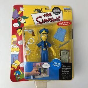 The Simpsons Officer Marge Action Figure Playmates World of Springfield Series 7